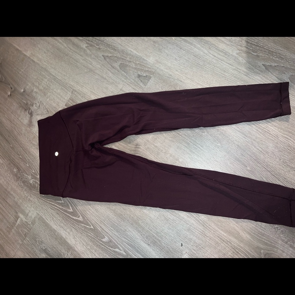 Maroon Lululemon Align Pants - image 1